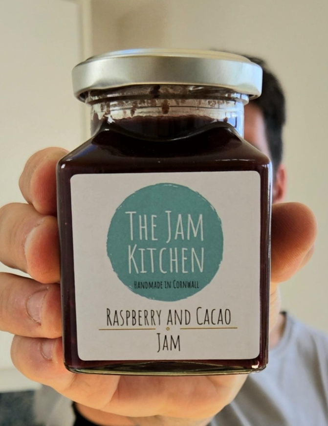 Raspberry and Cacao Jam - The Jam Kitchen