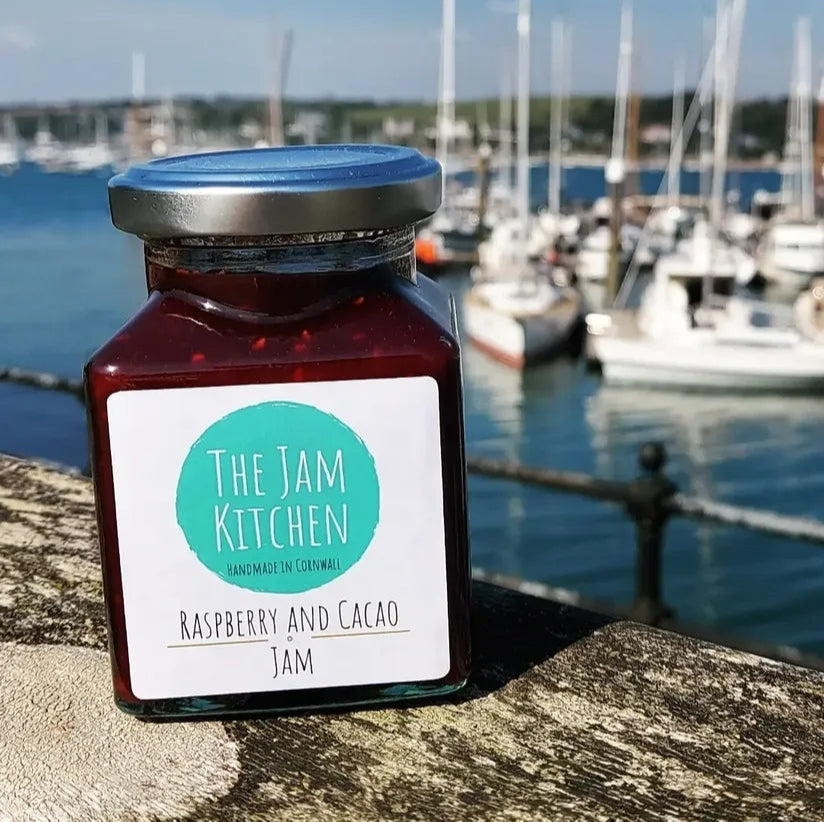 Raspberry and Cacao Jam - The Jam Kitchen